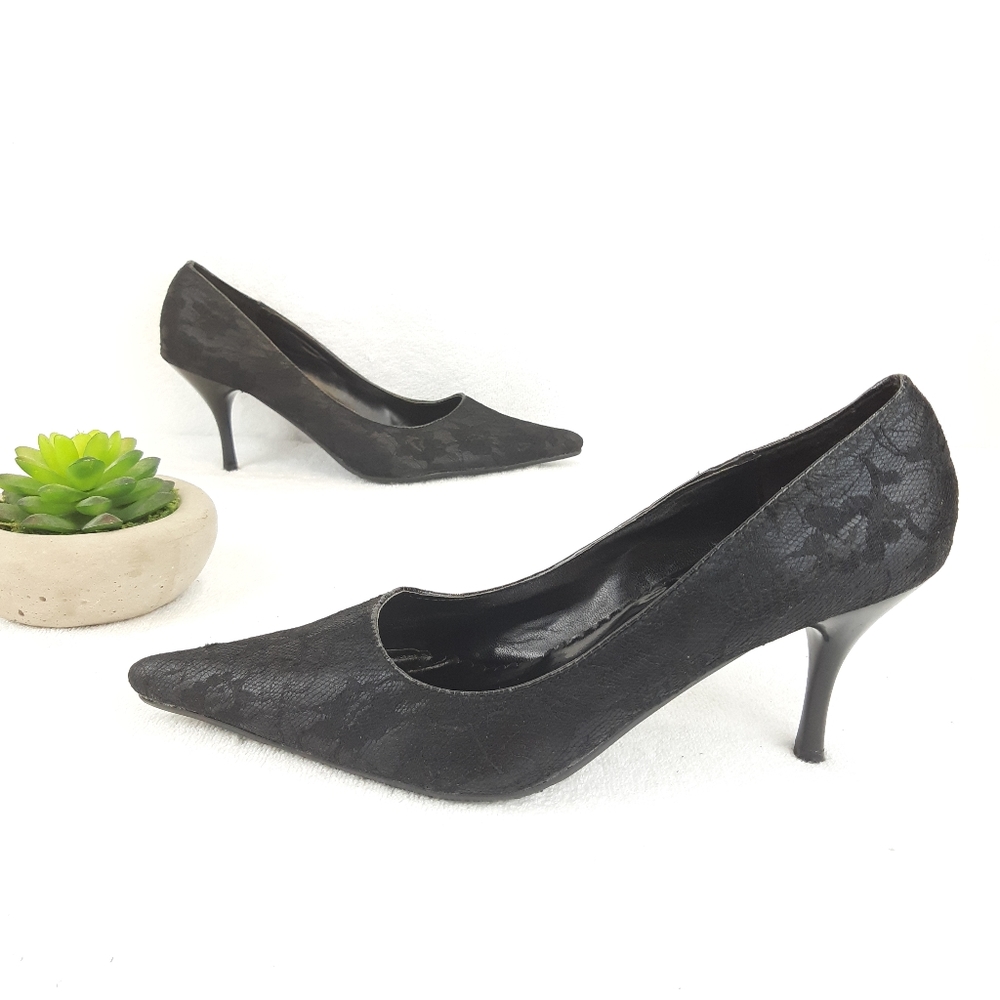 DE BLOSSOM COLLECTION XING POINTED HEELS
